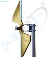 Thumb sector antenna assembly ku band